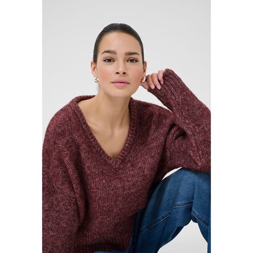 Kaffe Sweter w kolorze czerwonym Kaffe XL okazja Limango Polska