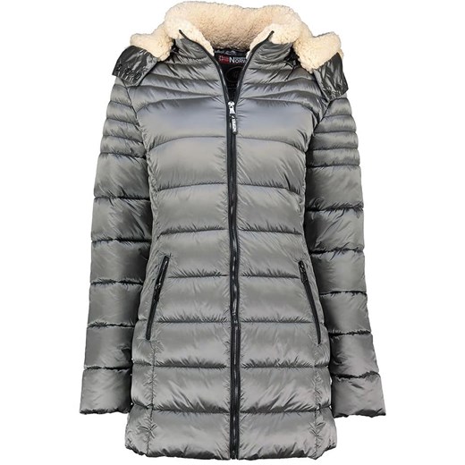 Geographical Norway Płaszcz pikowany &quot;Carenne&quot; w kolorze szarym Geographical Norway XXL wyprzedaż Limango Polska