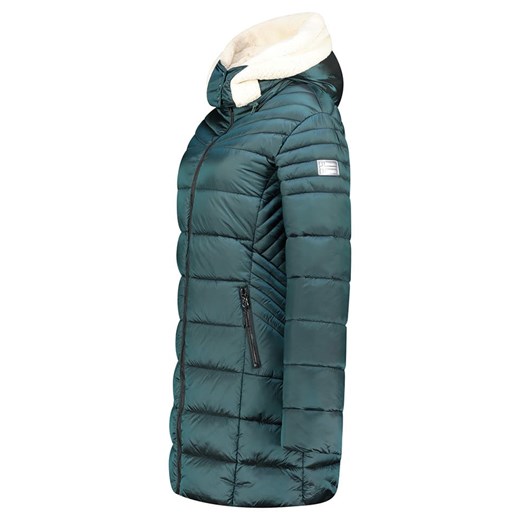 Geographical Norway Płaszcz pikowany &quot;Carenne&quot; w kolorze morskim Geographical Norway XL wyprzedaż Limango Polska