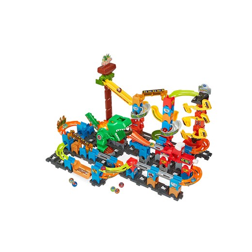 V-Tech Tor kulkowy &quot;Marble Rush - Dino Adventure Magnetic Set&quot; - 4+ ze sklepu Limango Polska w kategorii Zabawki - zdjęcie 187826390