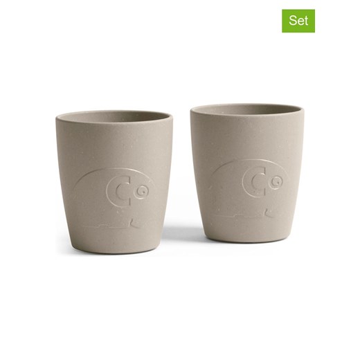 Sebra Kubki (2 szt.) &quot;Mums&quot; w kolorze beżowym - 4 m+ Sebra onesize Limango Polska okazja