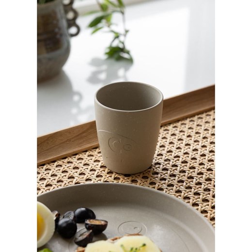 Sebra Kubki (2 szt.) &quot;Mums&quot; w kolorze beżowym - 4 m+ Sebra onesize Limango Polska wyprzedaż