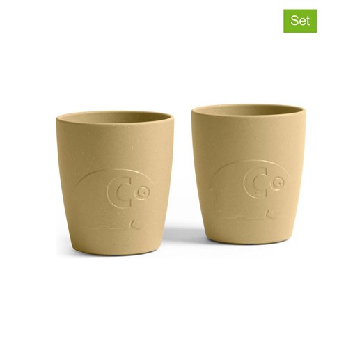 Sebra Kubki (2 szt.) &quot;Mums&quot; w kolorze żółtym - 4 m+ Sebra onesize wyprzedaż Limango Polska