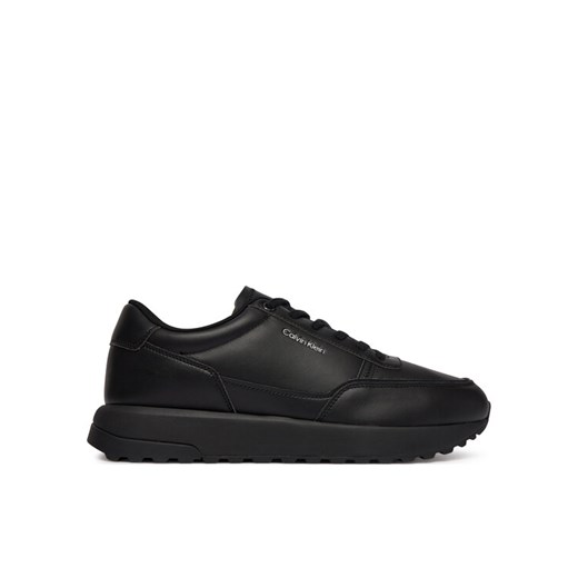 Sneakersy Calvin Klein City Runner Laceup Lth HM0HM02146 Czarny ze sklepu eobuwie.pl w kategorii Buty sportowe męskie - zdjęcie 187826920
