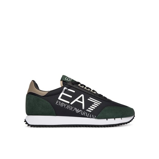Sneakersy EA7 Emporio Armani 7X000541 AF18609 MZ578 Zielony ze sklepu eobuwie.pl w kategorii Buty sportowe męskie - zdjęcie 187827001