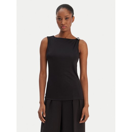 HUGO Top Dastasy 50555782 Czarny Regular Fit ze sklepu MODIVO w kategorii Bluzki damskie - zdjęcie 187828071