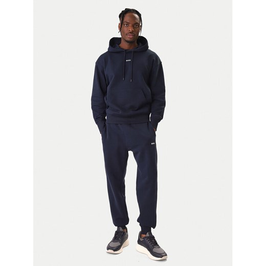 BOSS Dres Wesmallhood 50541065 Granatowy Regular Fit ze sklepu MODIVO w kategorii Dresy męskie - zdjęcie 187828123