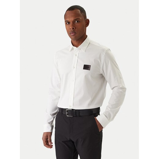 HUGO Koszula Emero 50555786 Biały Regular Fit ze sklepu MODIVO w kategorii Koszule męskie - zdjęcie 187828194
