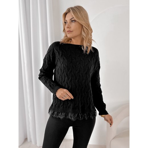 sweter moritz czarny one size ze sklepu UBRA w kategorii Swetry damskie - zdjęcie 187829220