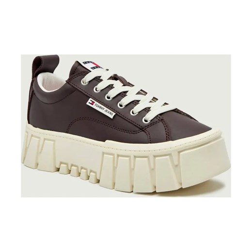 Tommy Jeans Skórzane sneakersy ze sklepu Gomez Fashion Store w kategorii Buty sportowe damskie - zdjęcie 187829643