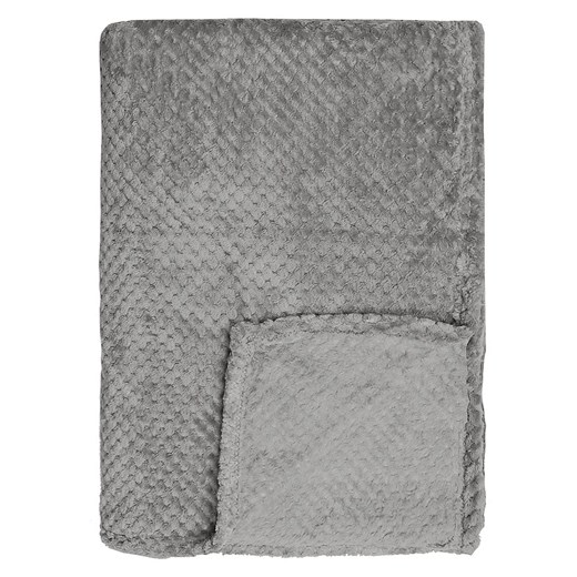 UNCOVER BY SCHIESSER Koc &quot;DropNeedle&quot; w kolorze szarym 150x200 cm promocja Limango Polska
