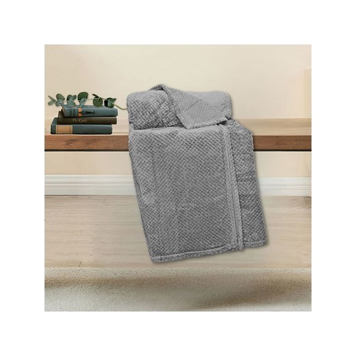 UNCOVER BY SCHIESSER Koc &quot;DropNeedle&quot; w kolorze szarym 150x200 cm wyprzedaż Limango Polska