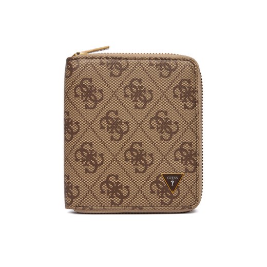 Guess Portfel SMMALO LEA02 Beżowy ze sklepu MODIVO w kategorii Portfele męskie - zdjęcie 187830994