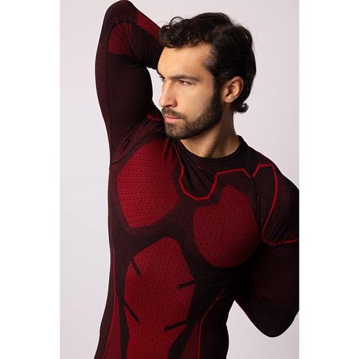 Spaio Koszulka termiczna &quot;Adrenaline&quot; w kolorze czarno-czerwonym Spaio M promocyjna cena Limango Polska