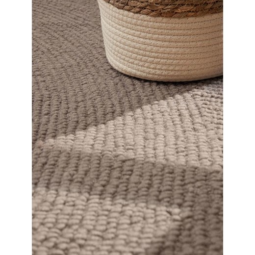 Hanse Home Wełniany dywan &quot;Eleni&quot; w kolorze szarobrązowym Hanse Home 120x180 cm Limango Polska wyprzedaż