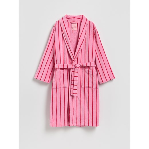 Reserved - Szlafrok z paskiem - intensywny róż ze sklepu Reserved w kategorii Piżamy damskie - zdjęcie 187831551