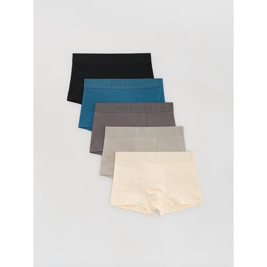 Reserved - 5 pack bokserek Classic - jasnoszary ze sklepu Reserved w kategorii Majtki męskie - zdjęcie 187831713