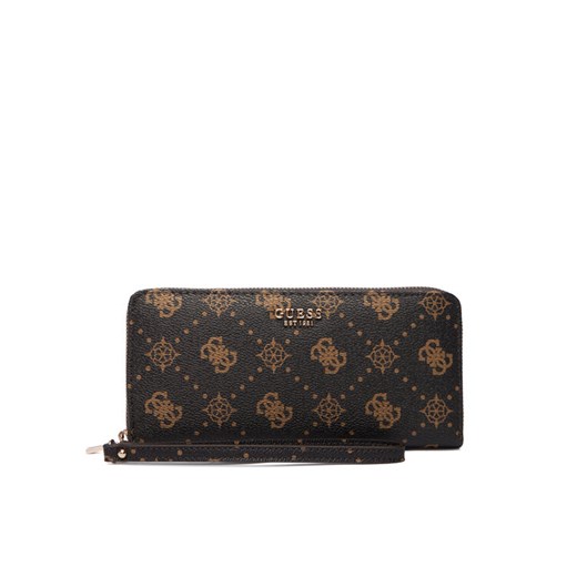 Guess Portfel Carrie Logo Slg SWGP98 98146 Brązowy ze sklepu MODIVO w kategorii Portfele damskie - zdjęcie 187846931