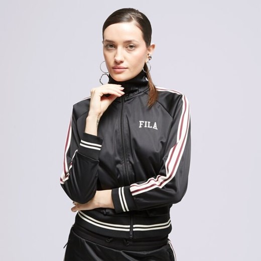 fila bluza z kapturem stripe ply jkt bk/pk koablk ze sklepu 50style.pl w kategorii Bluzy damskie - zdjęcie 187847733