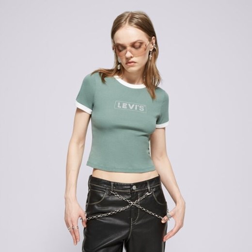 levi&#039;s t-shirt graphic ringer mini tee greens a3523-0070 ze sklepu 50style.pl w kategorii Bluzki damskie - zdjęcie 187848122