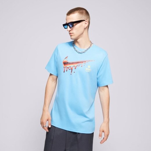 nike t-shirt heatwave drip tee blue tee hj5464-412 ze sklepu 50style.pl w kategorii T-shirty męskie - zdjęcie 187848203