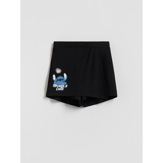 Reserved - Szorty Lilo i Stitch - czarny ze sklepu Reserved w kategorii Spodenki chłopięce - zdjęcie 187850000