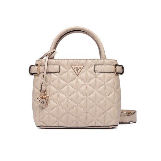 Torebka Guess Paisleigh HWQG98 83050 Beżowy ze sklepu eobuwie.pl w kategorii Kuferki - zdjęcie 187851400