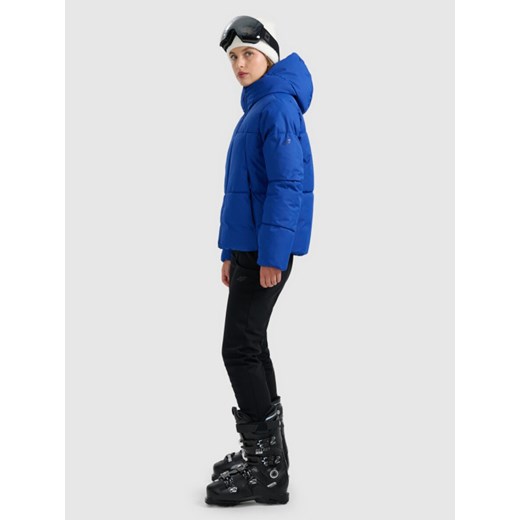 Damskie spodnie narciarskie softshell 4F 4FWAW25TFTRF0942 - czarne S Sportstylestory.com