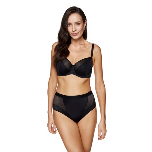 Laurel biustonosz miękki z geometrycznym wzorem ze sklepu GORTEKS w kategorii Biustonosze - zdjęcie 187854261