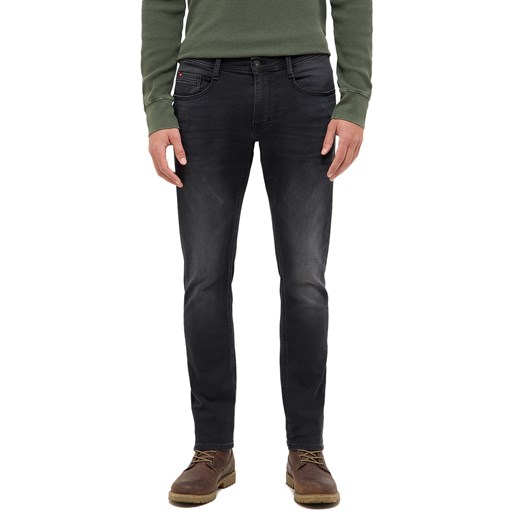 Męskie Spodnie jeansowe Mustang Style Oregon Slim K Denim Black 1017227 4000 883 ze sklepu YouNeedit.pl w kategorii Jeansy męskie - zdjęcie 187854574