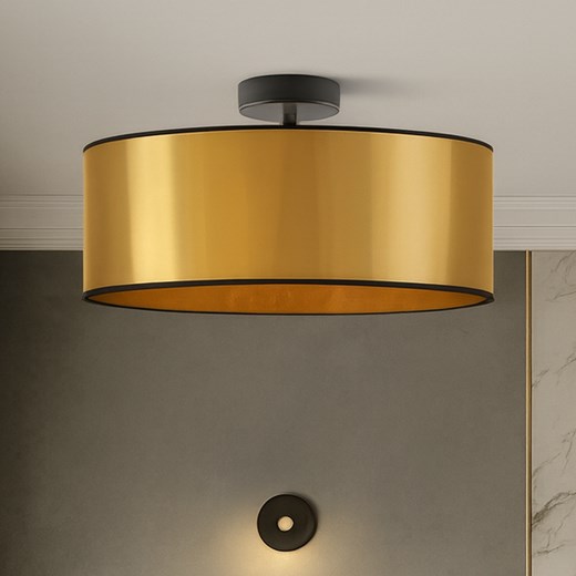 Plafon złoty glamour WENECJA MIRROR fi - 60 cm ze sklepu Lysne w kategorii Lampy sufitowe - zdjęcie 187855184