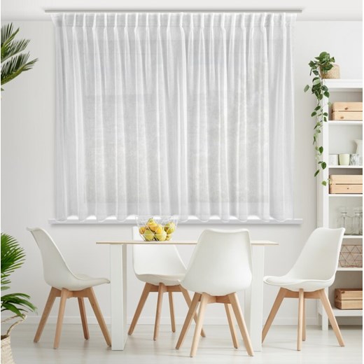 FIRANA GOTOWA BELISSA NA TAŚMIE 300 X 170 CM BIAŁY ze sklepu lenaodniemowlakadoszkolniaka.pl w kategorii Firany - zdjęcie 187855221