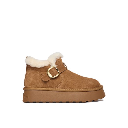 Badura Śniegowce EO-CALI-TS6287-01 Brązowy ze sklepu MODIVO w kategorii Śniegowce damskie - zdjęcie 187855763