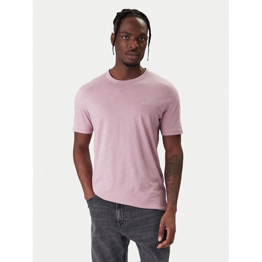 BOSS T-Shirt Tegood 50508243 Fioletowy Regular Fit ze sklepu MODIVO w kategorii T-shirty męskie - zdjęcie 187855764