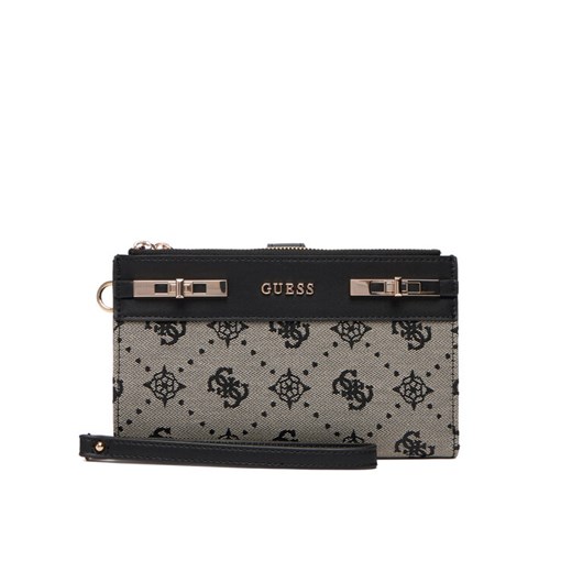 Guess Portfel Melinda Logo Slg SWJP99 02157 Czarny ze sklepu MODIVO w kategorii Portfele damskie - zdjęcie 187855784