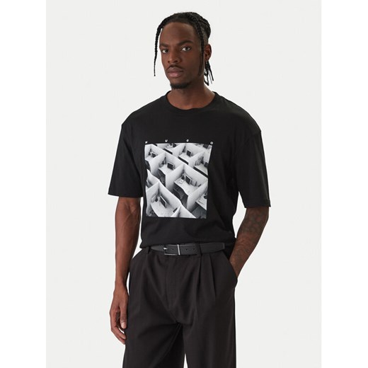 HUGO T-Shirt Dodger 50553330 Czarny Regular Fit ze sklepu MODIVO w kategorii T-shirty męskie - zdjęcie 187855792