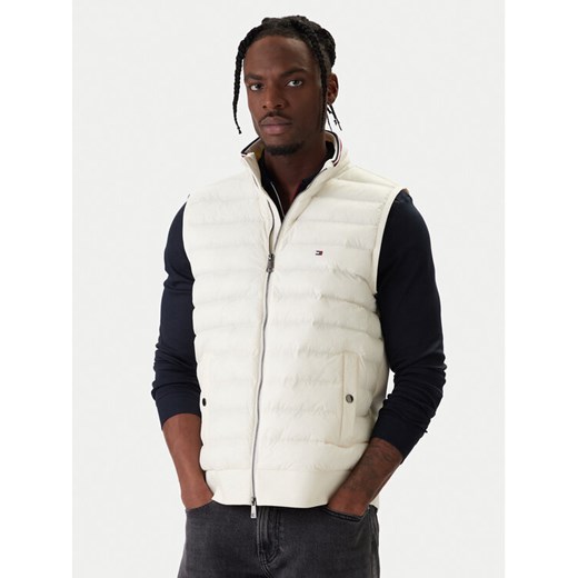 Tommy Hilfiger Kamizelka Mix Media Ess MW0MW41441 Écru Regular Fit ze sklepu MODIVO w kategorii Kamizelki męskie - zdjęcie 187855811