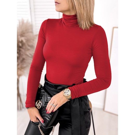 golf molisa czerwony one size ze sklepu UBRA w kategorii Bluzki damskie - zdjęcie 187856261