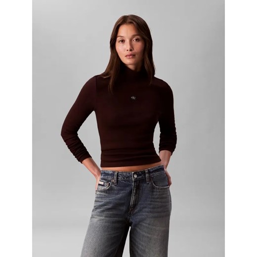 Calvin Klein Jeans Półgolf | Slim Fit ze sklepu Gomez Fashion Store w kategorii Bluzki damskie - zdjęcie 187857223