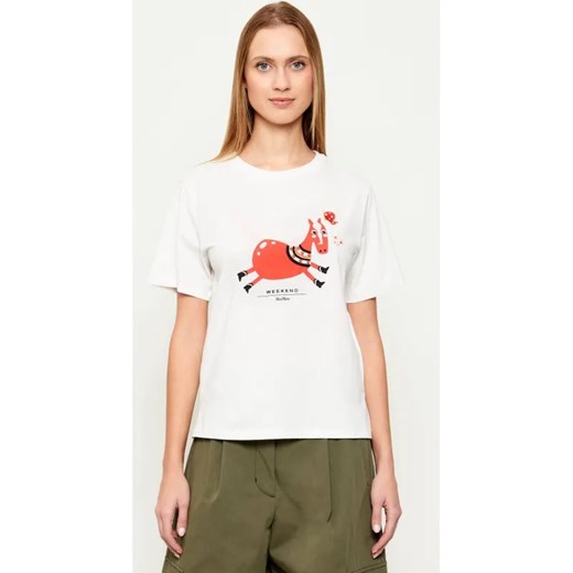 Weekend MaxMara T-shirt WKDWEST | Regular Fit ze sklepu Gomez Fashion Store w kategorii Bluzki damskie - zdjęcie 187857303