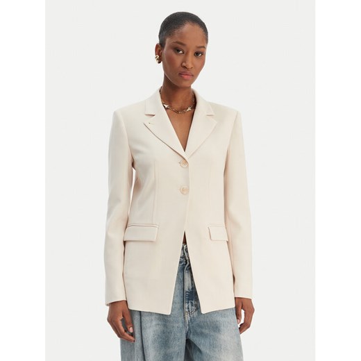 Patrizia Pepe Marynarka 8S0559/A6F5-W409 Écru Regular Fit ze sklepu MODIVO w kategorii Marynarki damskie - zdjęcie 187857540