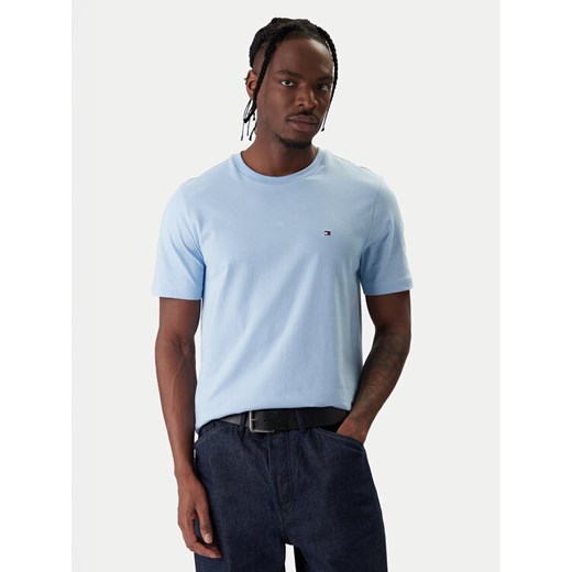 Tommy Hilfiger T-Shirt Ess Seasonal MW0MW39995 Błękitny Regular Fit ze sklepu MODIVO w kategorii T-shirty męskie - zdjęcie 187857561