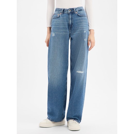 Drykorn Dżinsy - Medley Kobiety medium stone jednolity ze sklepu vangraaf w kategorii Jeansy damskie - zdjęcie 187858020