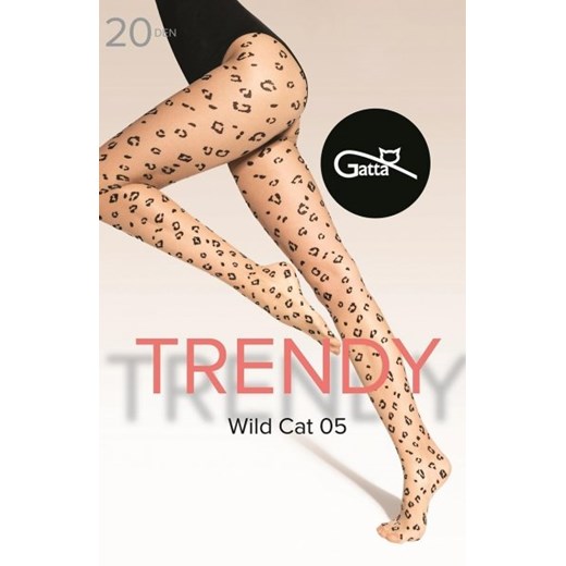 Gatta Trendy Wild Cat wz.05 rajstopy damskie ze sklepu intimiti.pl w kategorii Rajstopy - zdjęcie 187858420