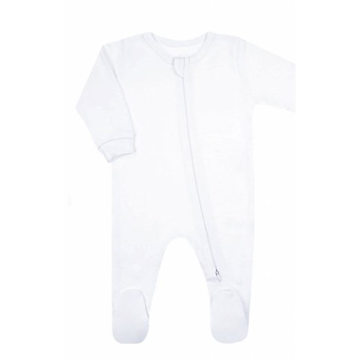 Biały bawełniany pajac na zamek ze sklepu intimiti.pl w kategorii Pajacyki - zdjęcie 187858801