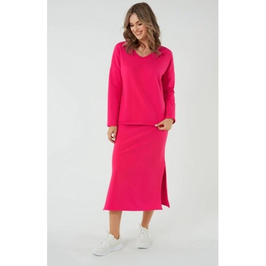 Italian Fashion Stella maxi spódnica fuksja ze sklepu intimiti.pl w kategorii Spódnice - zdjęcie 187859024