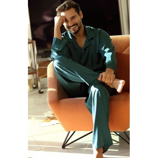 Dkaren Lukas satynowa piżama męska ze sklepu intimiti.pl w kategorii Piżamy męskie - zdjęcie 187859122