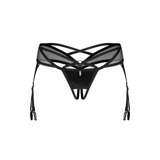 Obsessive Dominna Crotchless Thong stringi damskie ze sklepu intimiti.pl w kategorii Majtki damskie - zdjęcie 187859762