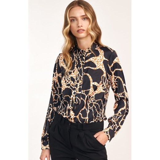 Wzorzysta bluzka damska safari ze sklepu intimiti.pl w kategorii Koszule damskie - zdjęcie 187860283