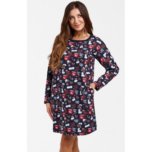 Świąteczna koszula nocna Cookies ze sklepu intimiti.pl w kategorii Koszule nocne - zdjęcie 187860540